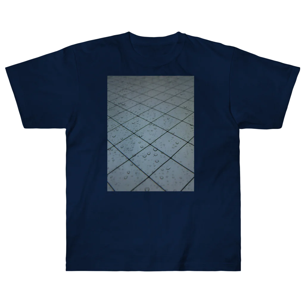 空屋　sorayakusakaの200904261320000　一粒の雨の音に ヘビーウェイトTシャツ