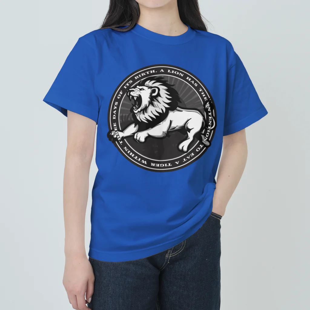 Ａ’ｚｗｏｒｋＳのLION IN A CIRCLE ヘビーウェイトTシャツ