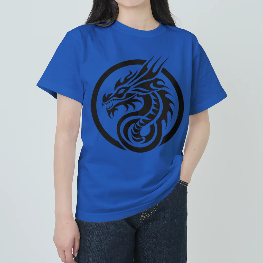 Ａ’ｚｗｏｒｋＳのドラゴンの紋章 Heavyweight T-Shirt