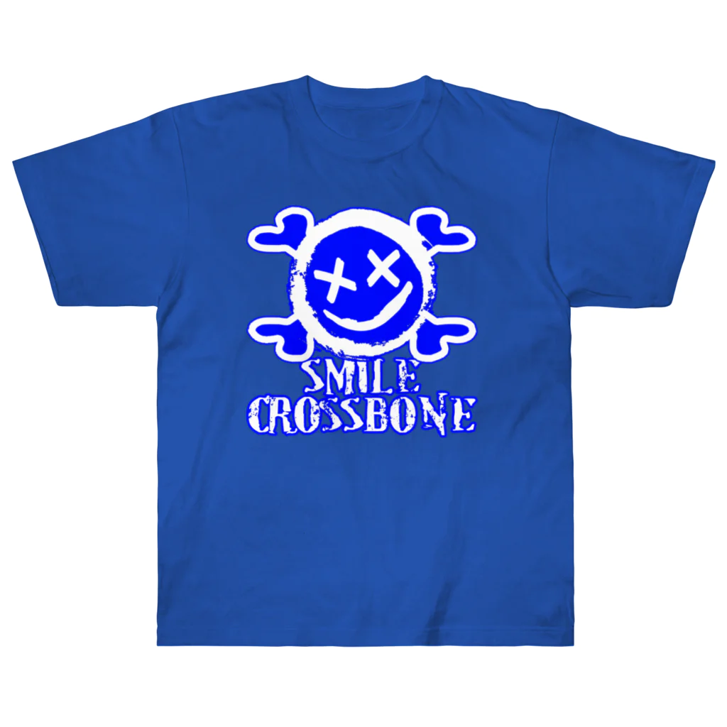 Ａ’ｚｗｏｒｋＳのニコちゃんクロスボーン BLU Heavyweight T-Shirt