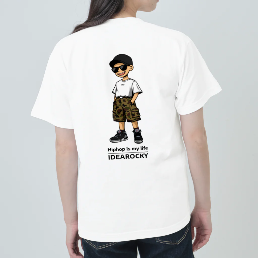 IDEA by RockyのHipHop is my life - IDEAROCKY ヘビーウェイトTシャツ