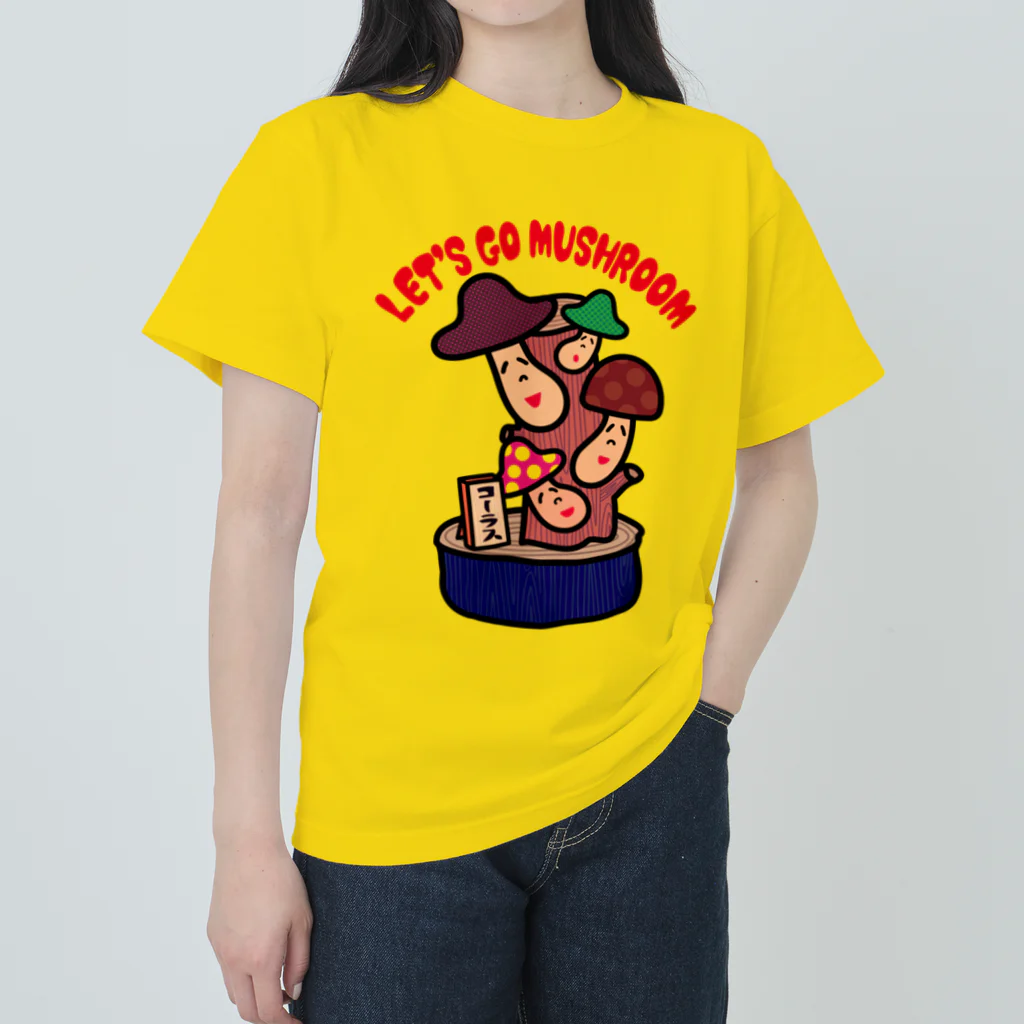 ドレメヒロコの菌糸体胞子 ヘビーウェイトTシャツ