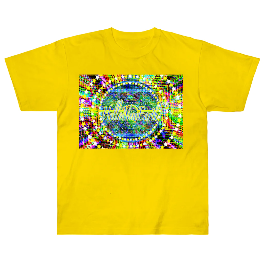 ✨🌈✨ユラクラカン🇯🇵 ✨🌈✨の🥂ハローニューアース🌎 Heavyweight T-Shirt