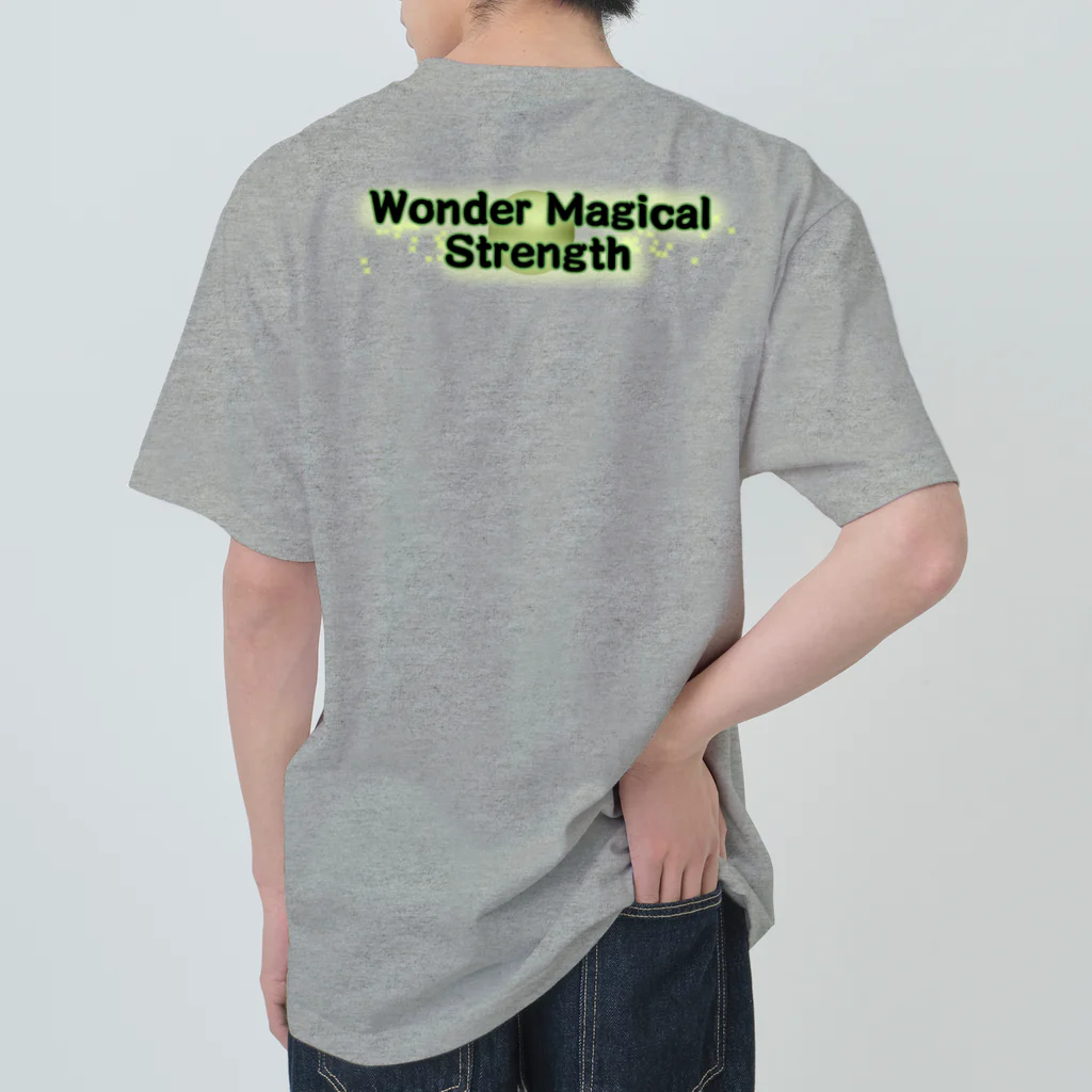 ♣️Tortilowicz♠️Z♚Z♛｡･:*:･ﾟ’☆⌘のWonder Magical Strength chibi 2 ヘビーウェイトTシャツ