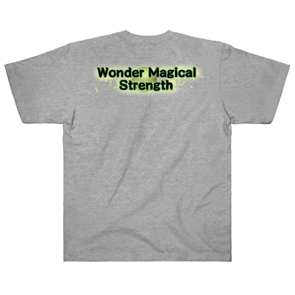 ♣️Tortilowicz♠️Z♚Z♛｡･:*:･ﾟ’☆⌘のWonder Magical Strength chibi 2 ヘビーウェイトTシャツ