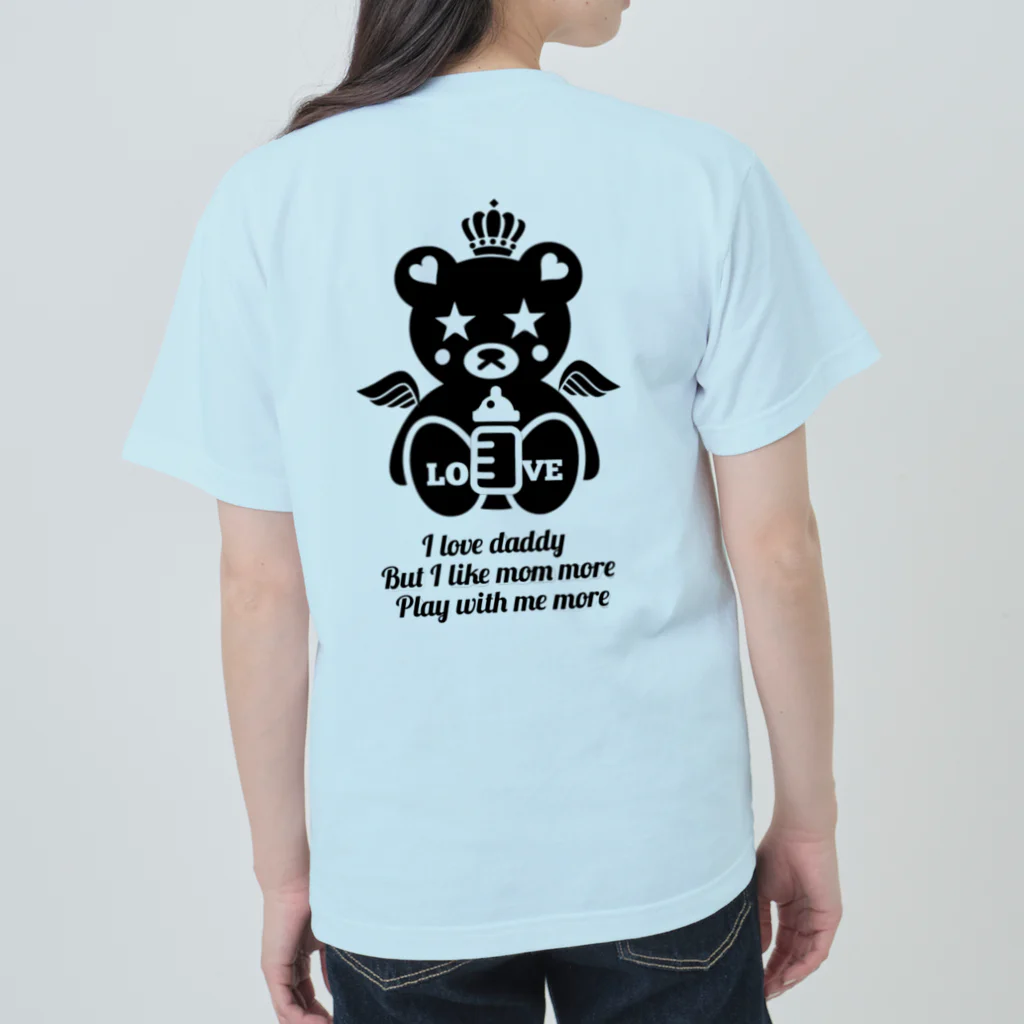 P➛fam.comのP➛kumaBABY(BOYS Ver.) ヘビーウェイトTシャツ