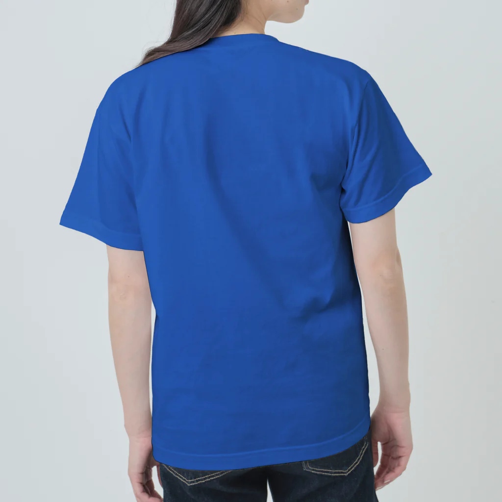 ✨🌈✨ユラクラカン🇯🇵 ✨🌈✨の🌈ʕ•ᴥ•ʔ KUMAZUKIN 🌈ʕ•ᴥ•ʔ 青空ブルーバージョン  ヘビーウェイトTシャツ