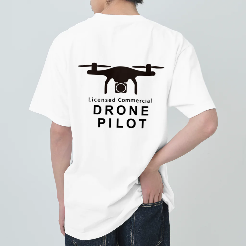 TRADECOM JAPANのDrone Pilot #0001 Heavyweight T-Shirt