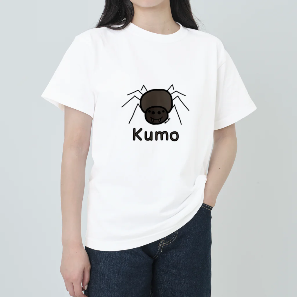 MrKShirtsのKumo (クモ) 色デザイン ヘビーウェイトTシャツ