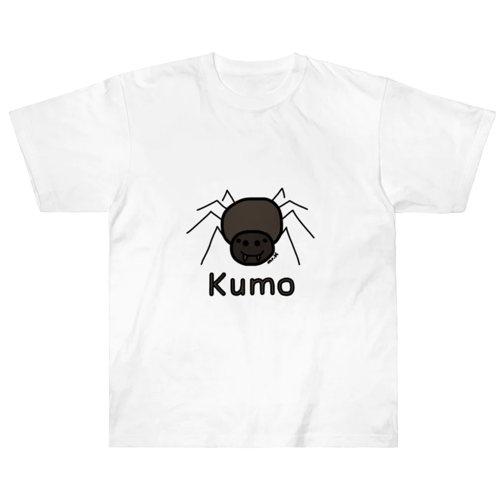 MrKShirtsのKumo (クモ) 色デザイン ヘビーウェイトTシャツ