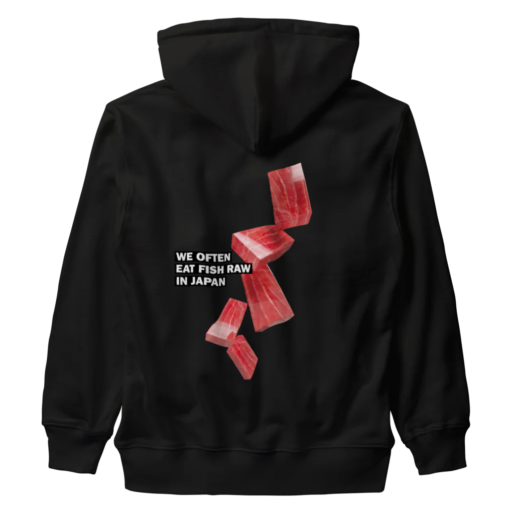 LONESOME TYPE ススの日本ではしばしば魚を生で食べる（まぐろ） Heavyweight Zip Hoodie