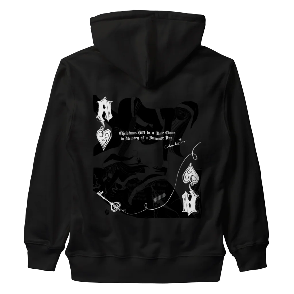 loveclonesのBLACK SANTA 03 Obscure Desire ブラックサンタ ネガver. Heavyweight Zip Hoodie