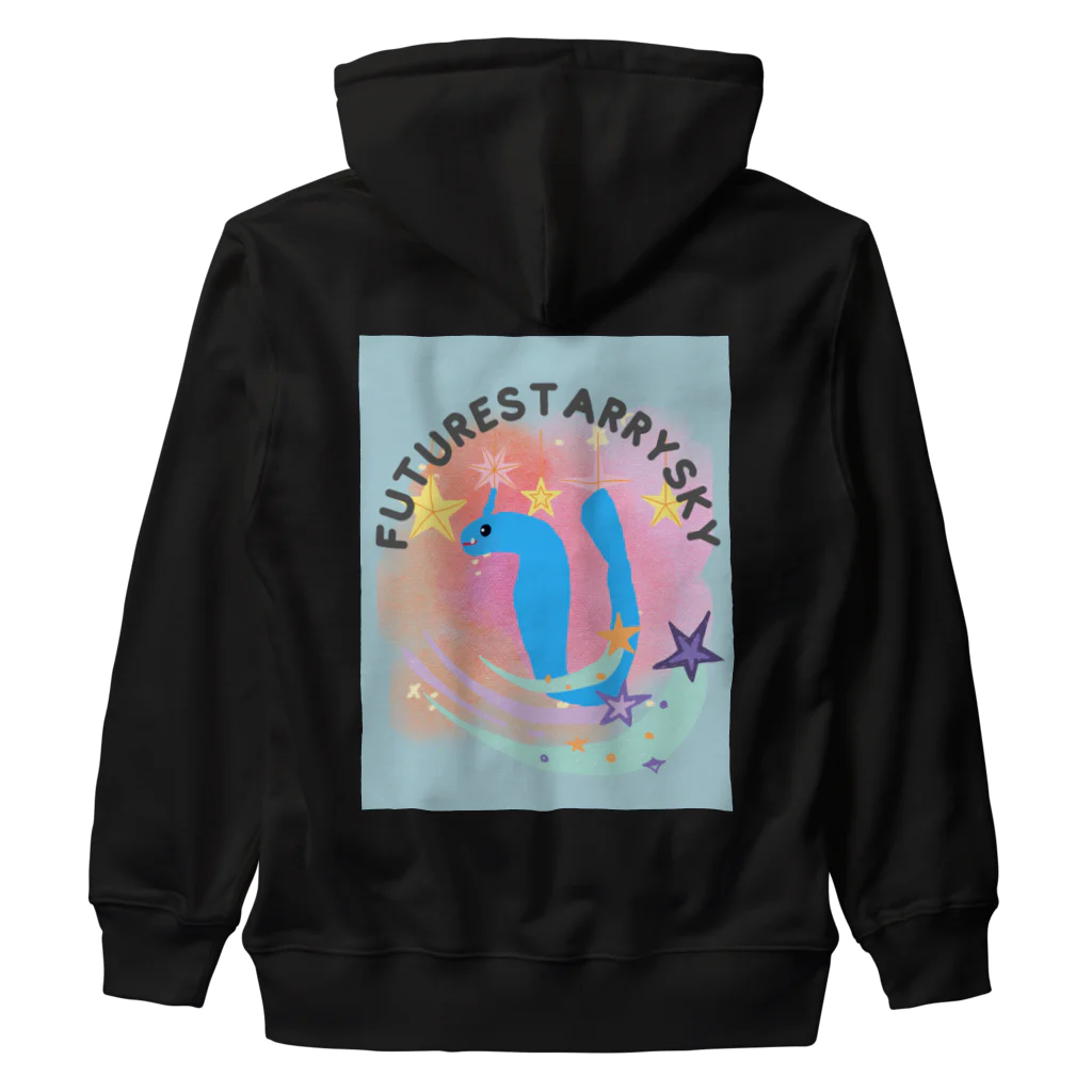 Future Starry Skyの青いドラゴン🐉 Heavyweight Zip Hoodie