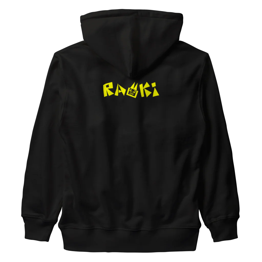 RAMUKiのRide兜（黄色） Heavyweight Zip Hoodie