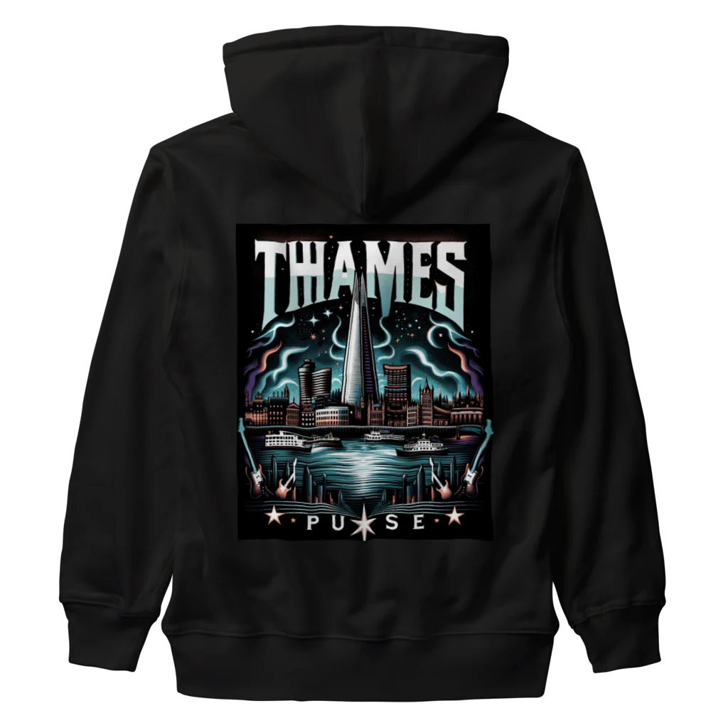 FAKE ARTIST ～架空アーティストグッズ～のThames Pulse Heavyweight Zip Hoodie