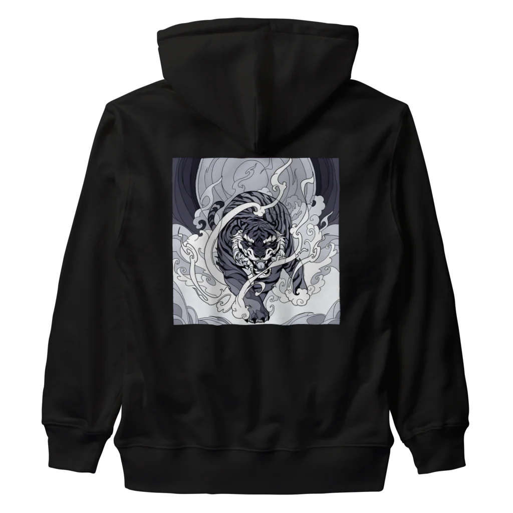 Moichi Designs Shop-2023の神虎 Heavyweight Zip Hoodie