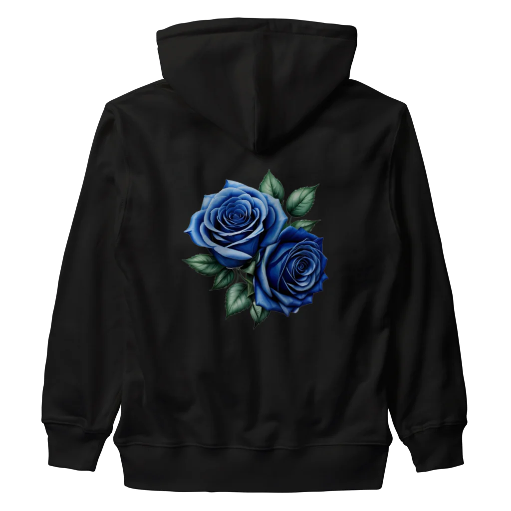 J-M-Kのブルーローズ Heavyweight Zip Hoodie