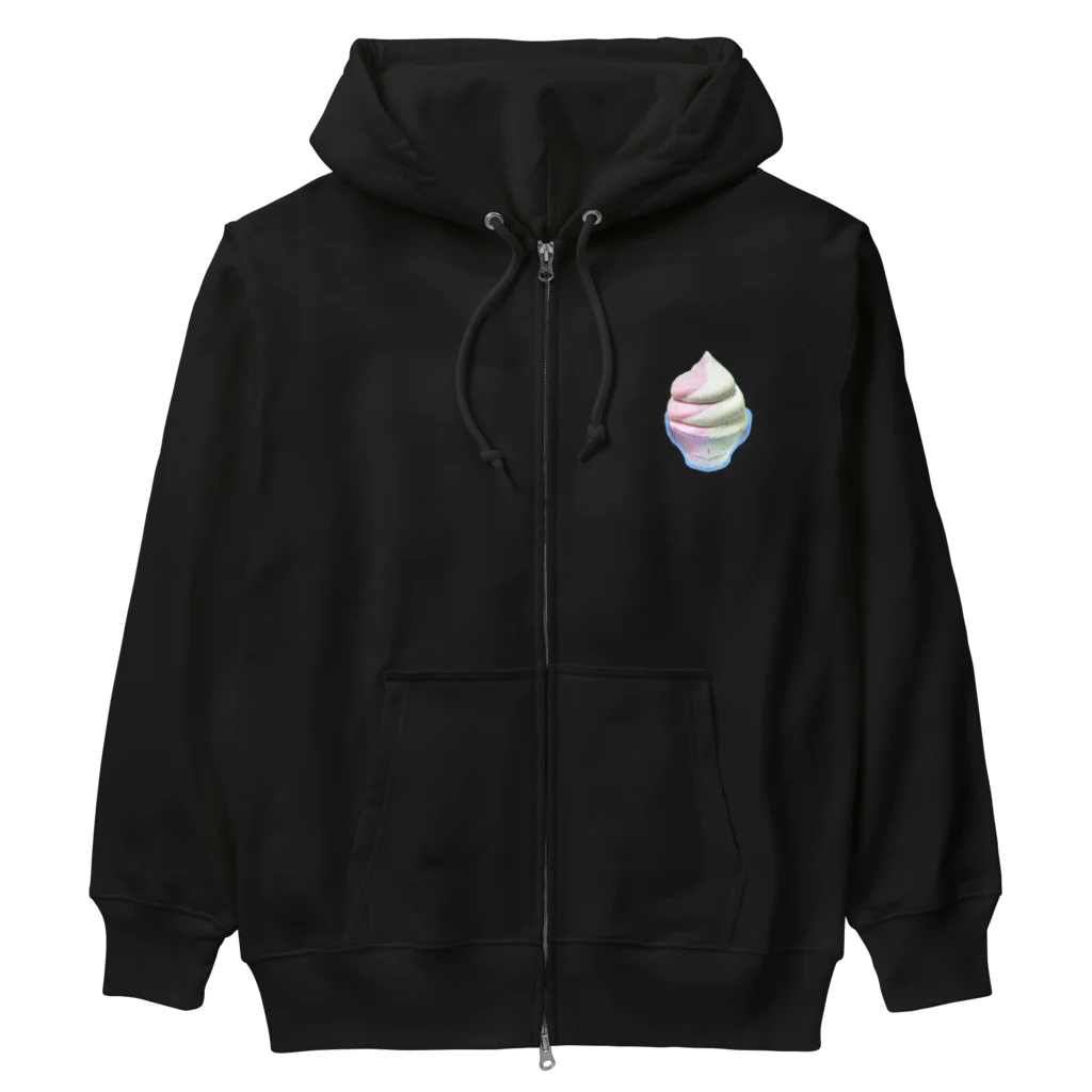 脂身通信Ｚのソフトクリーム（ストロベリーとバニラ）_220904 Heavyweight Zip Hoodie