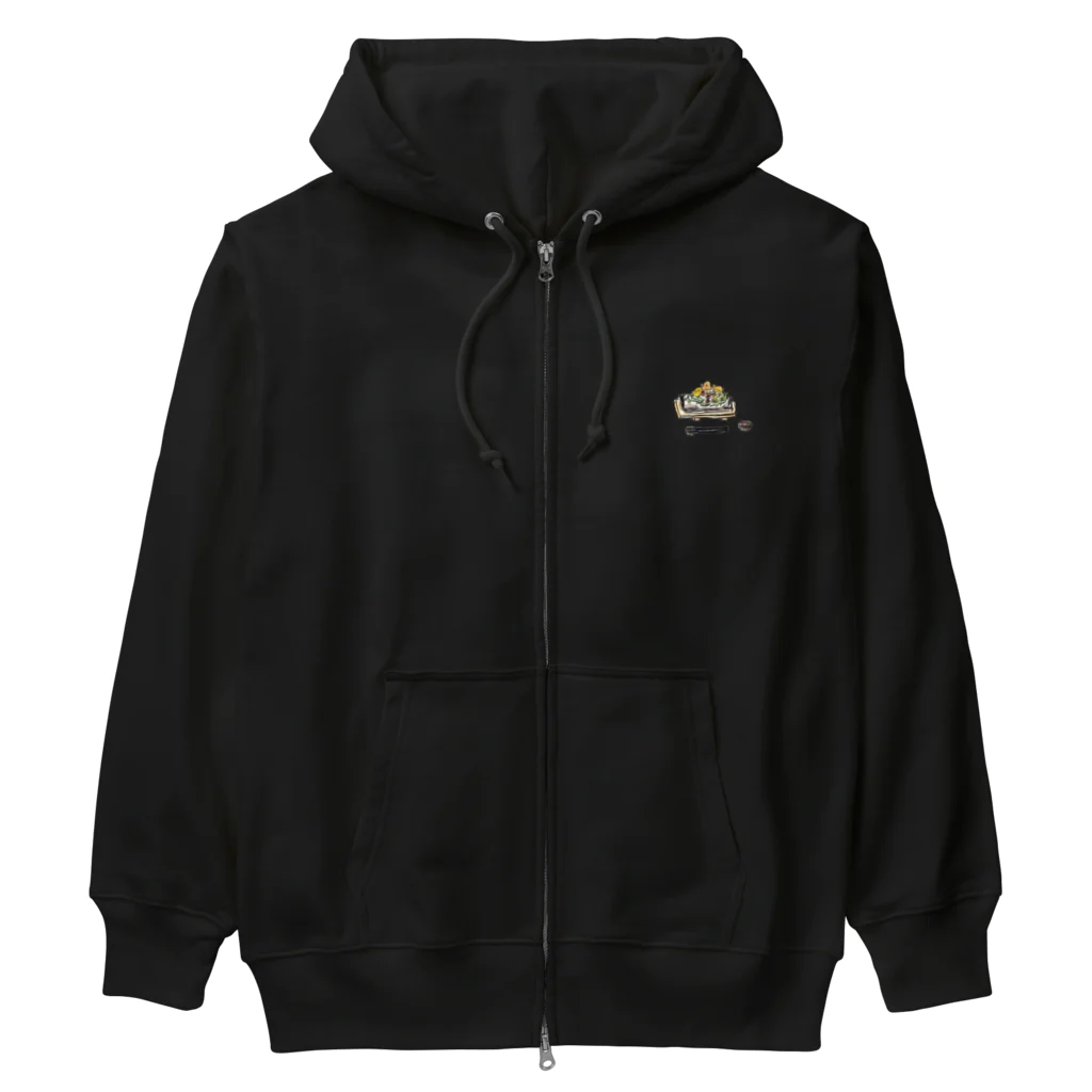 瓦そばすずめの瓦そば（ロゴなし） Heavyweight Zip Hoodie