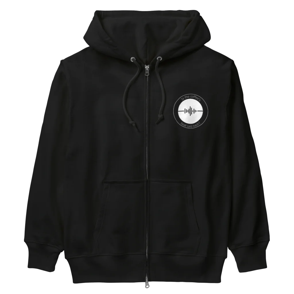 Coffee Beat Your HeartのRelaxing Coffeelover Hoodie ヘビーウェイトジップパーカー