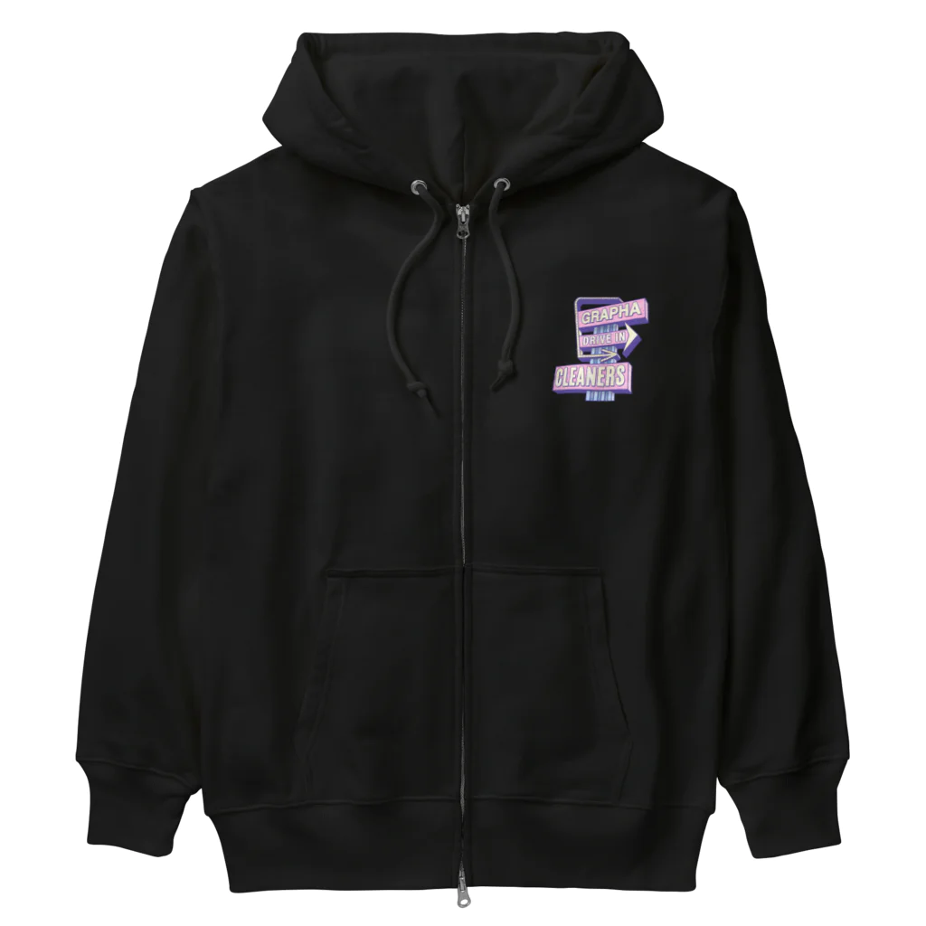 香庭くゆるのサインボード/アメリカン Heavyweight Zip Hoodie