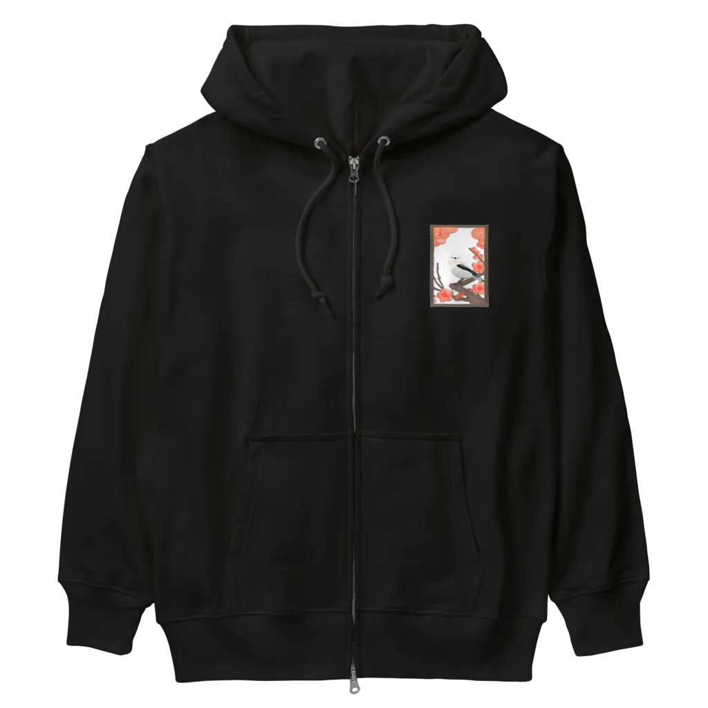 Red & Brack の梅に島柄長(明) Heavyweight Zip Hoodie