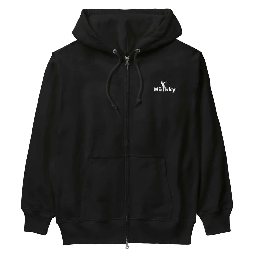 世界のカワノSHOPのセカカワロゴブラックコレクション Heavyweight Zip Hoodie