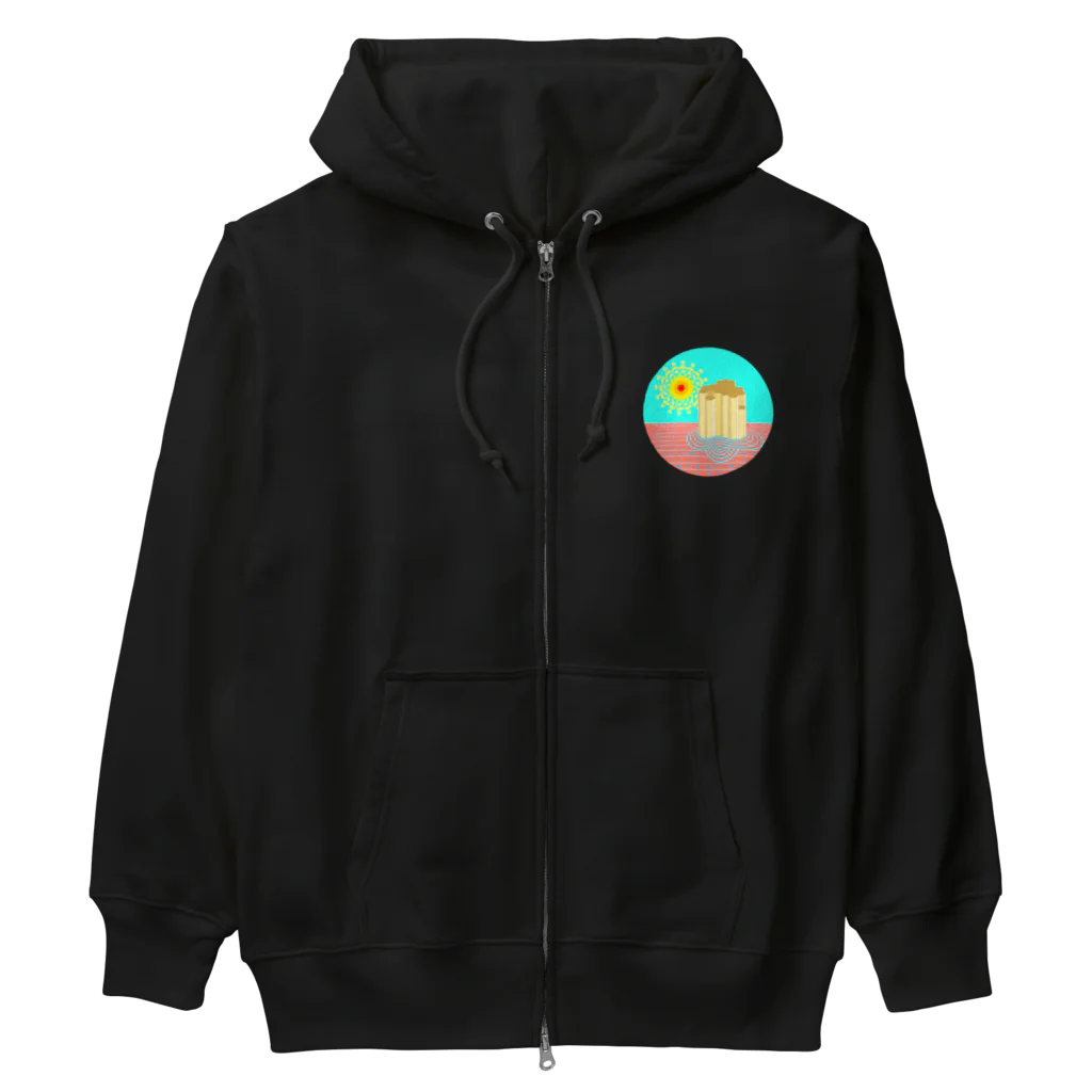 LalaHangeulの柱状節理 Heavyweight Zip Hoodie