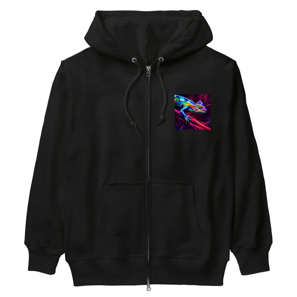 MariElegantのワイルドシリーズ カメレオン Heavyweight Zip Hoodie