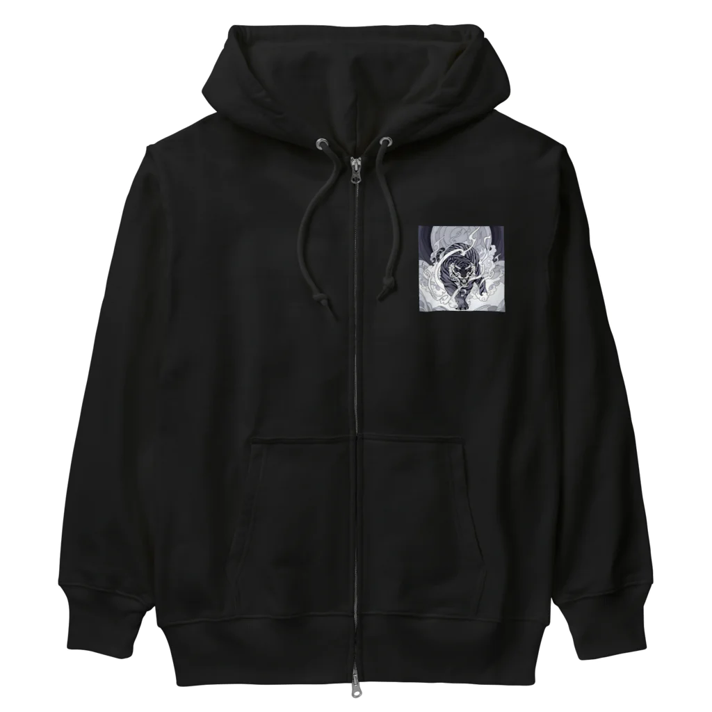 Moichi Designs Shop-2023の神虎 Heavyweight Zip Hoodie