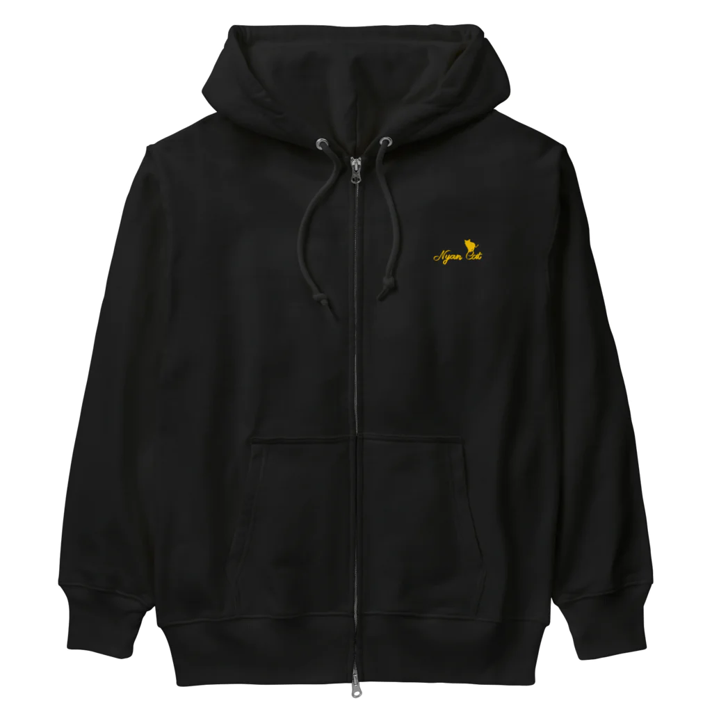 とうにゅうのねこネコ Heavyweight Zip Hoodie