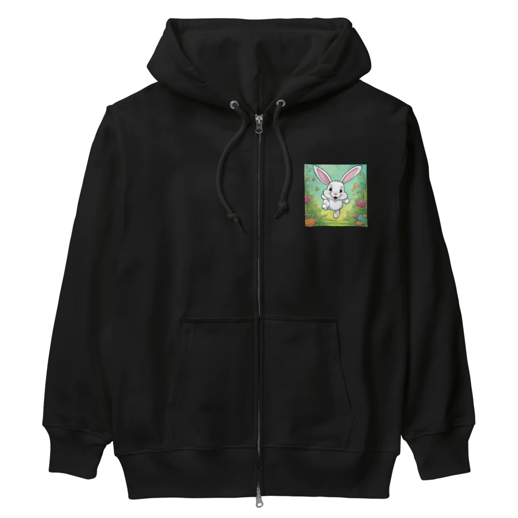 Monchuのジョイラビット Heavyweight Zip Hoodie