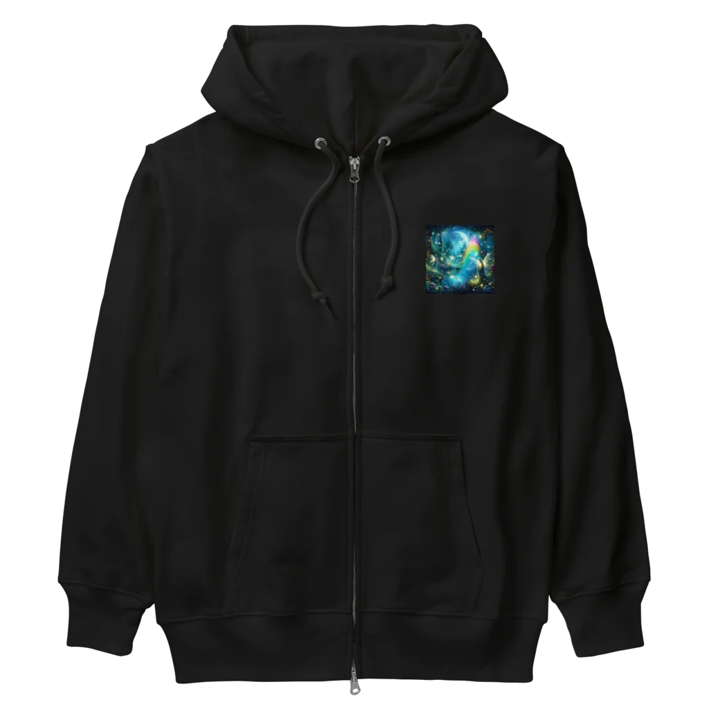 Art-Fusion-YuriのIn the Forest Heavyweight Zip Hoodie