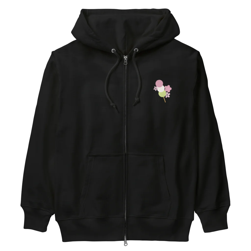 つきしょっぷのお花見 Heavyweight Zip Hoodie