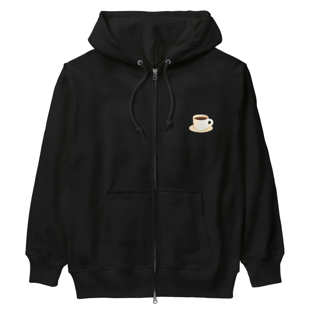 シンプル 組み合わせ用 ファッションのシンプル コーヒー Heavyweight Zip Hoodie