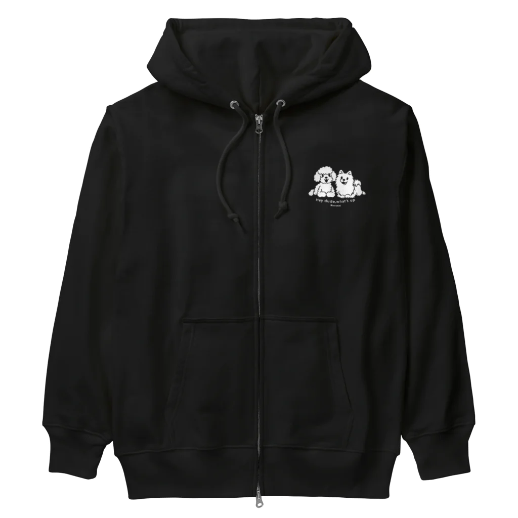 イラスト MONYAAT のToypoo ＆Pome B Heavyweight Zip Hoodie