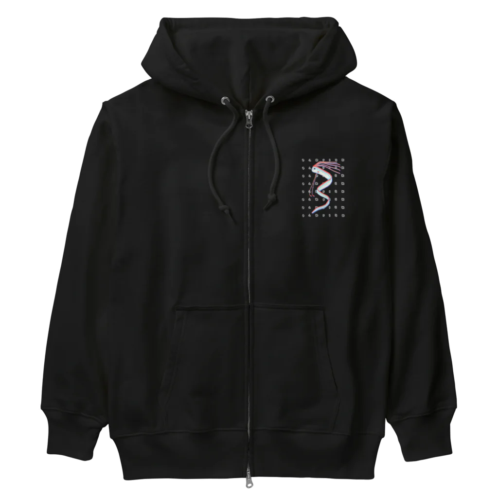 LalaHangeulのoarfish(リュウグウノツカイ)① Heavyweight Zip Hoodie