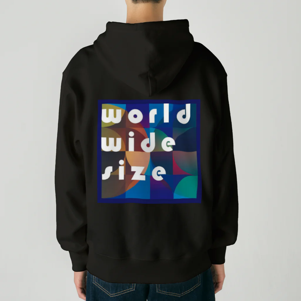 world_wide_sizeのworld wide size バンドTシャツ ヘビーウェイトジップパーカー