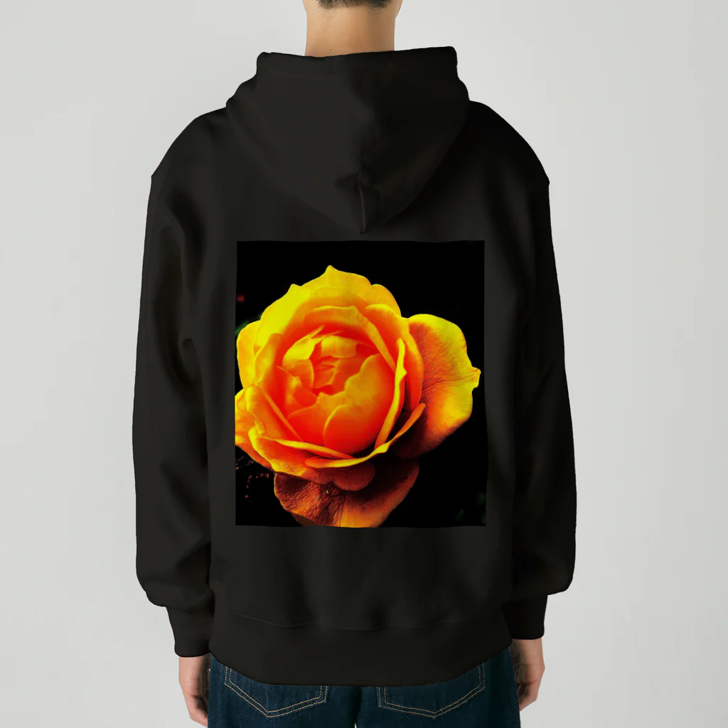 Anna’s galleryのYellow Rose Heavyweight Zip Hoodie