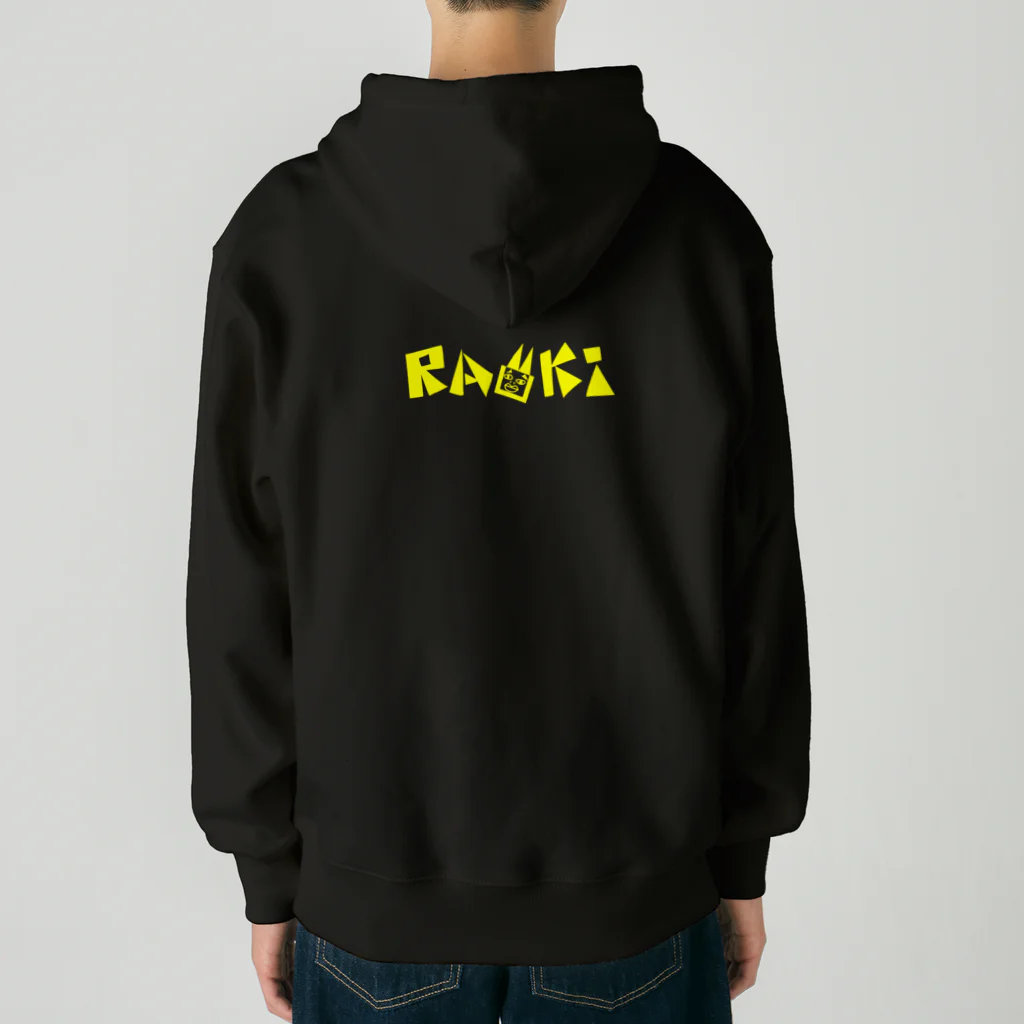 RAMUKiのRide兜（黄色） Heavyweight Zip Hoodie