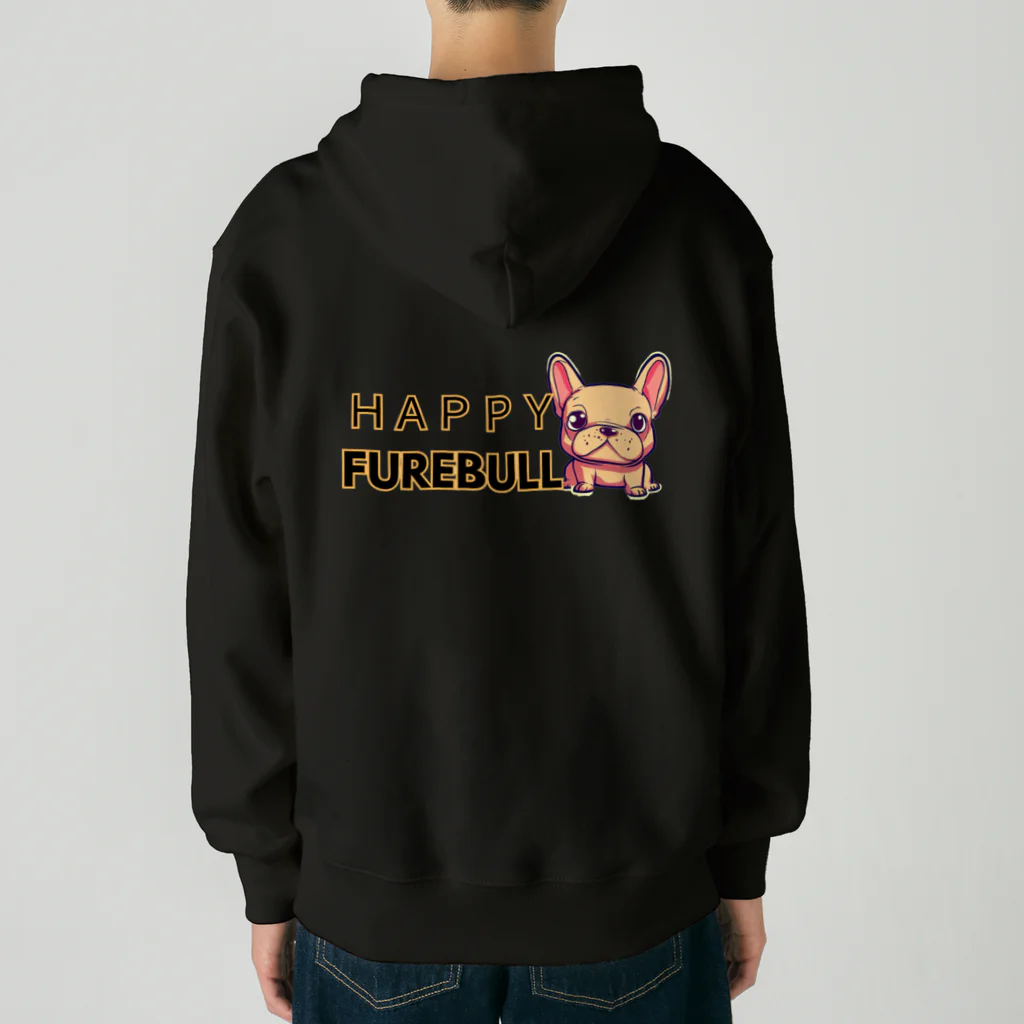 furebuhi　clubのHAPPY FUREBULL（ハッピーフレブル） Heavyweight Zip Hoodie