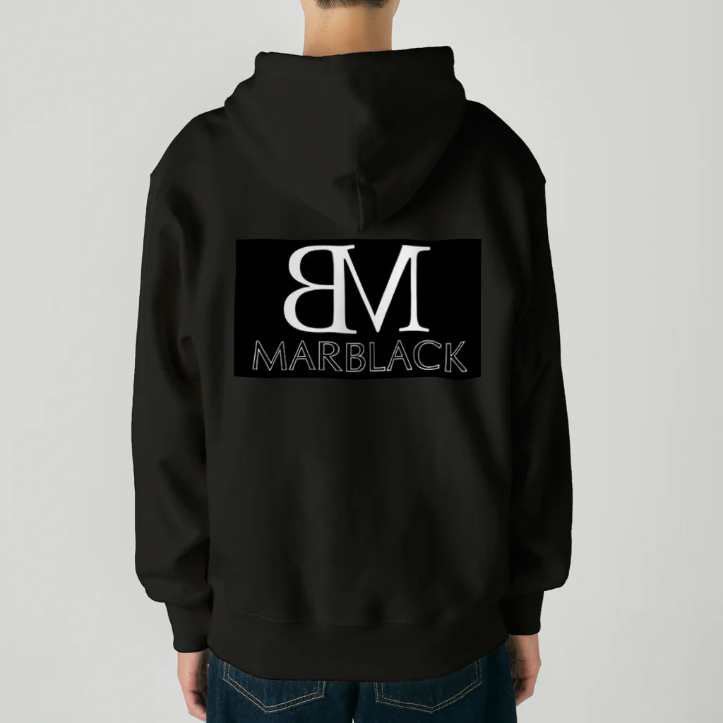 MARBLACK公式オンライングッズのMB MARBLACKロゴ ヘビーウェイトジップパーカー