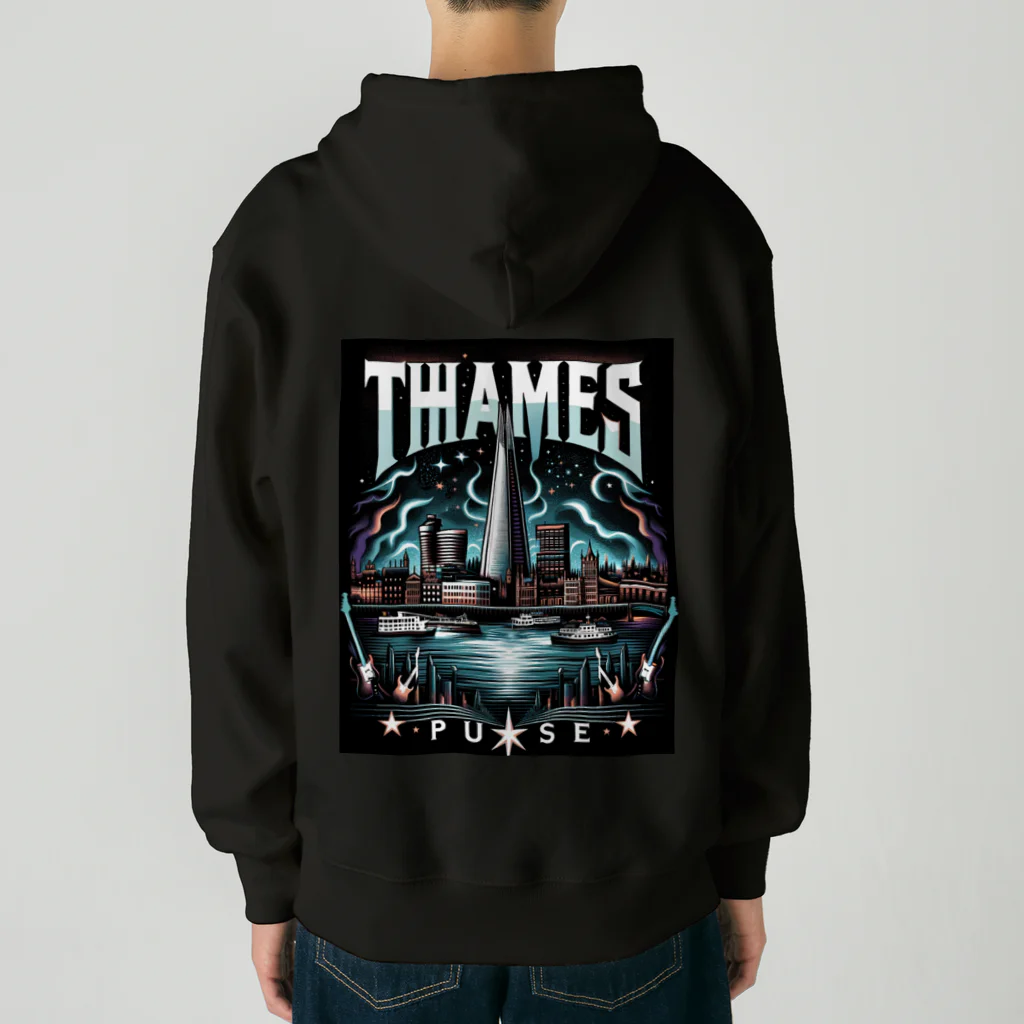 FAKE ARTIST ～架空アーティストグッズ～のThames Pulse Heavyweight Zip Hoodie