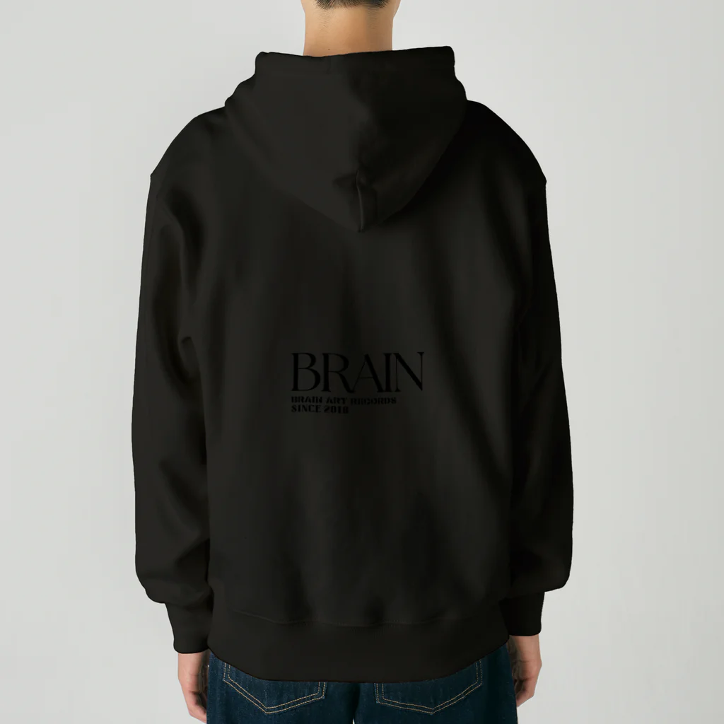 BRAIN ART RECORDSⒸの2023 A/W WEB SHOP limited Product Heavyweight Zip Hoodie