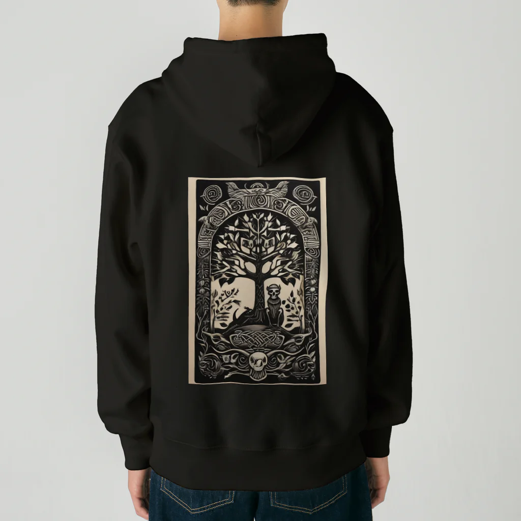 Skull sectionのドクロの木 Heavyweight Zip Hoodie