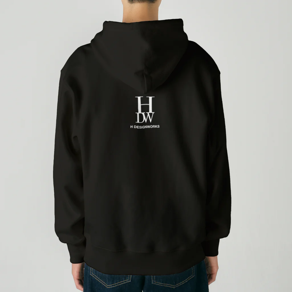 HDWの和鋏シロ Heavyweight Zip Hoodie