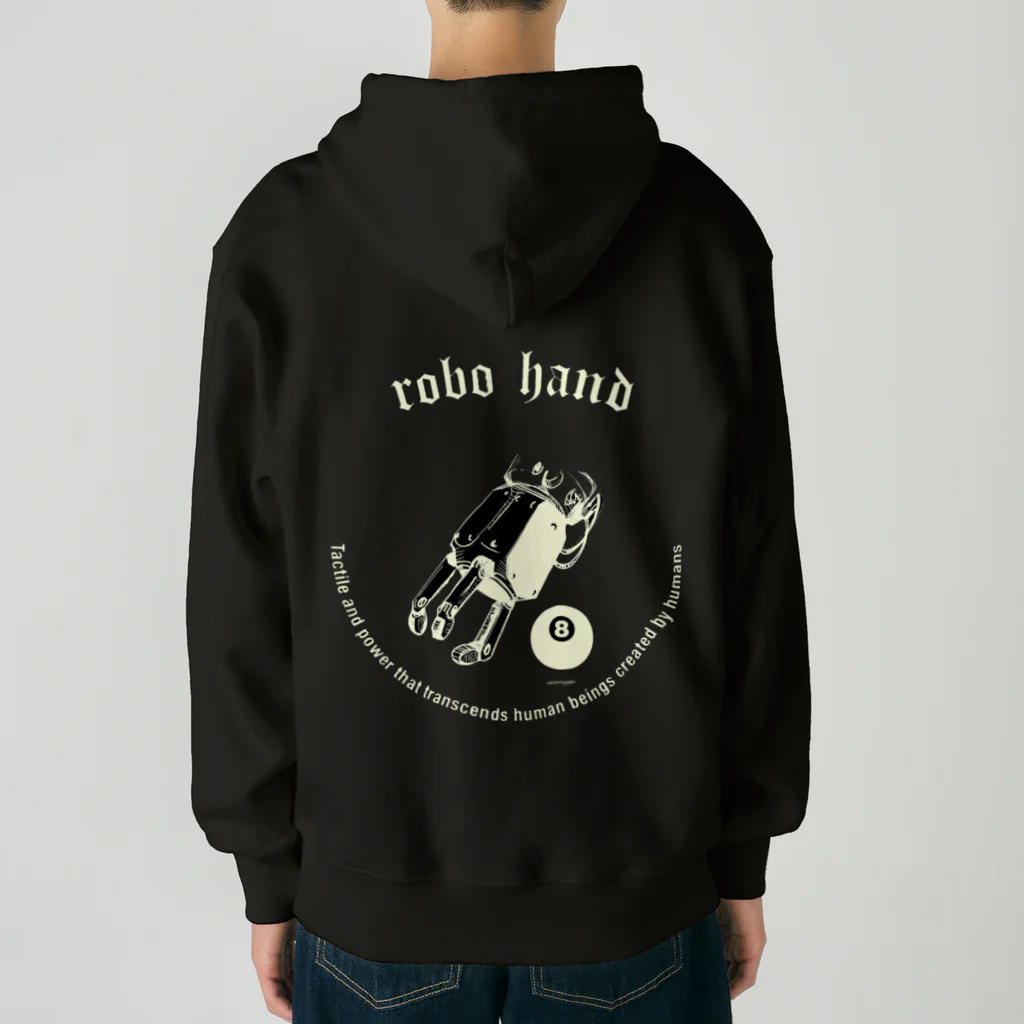 odayangのrobo hand Heavyweight Zip Hoodie