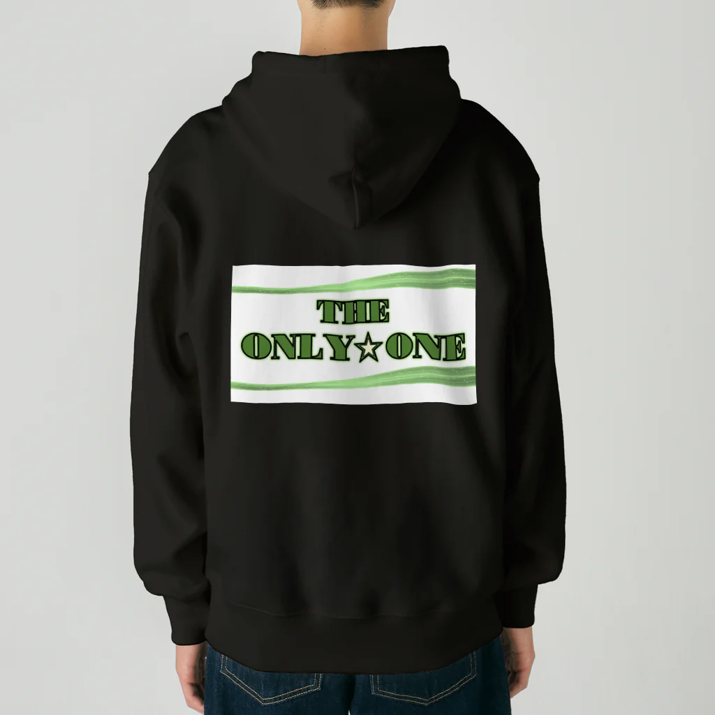 オンリーワンのTHE ONLY ONE 『グリーンシャドウ』 Heavyweight Zip Hoodie