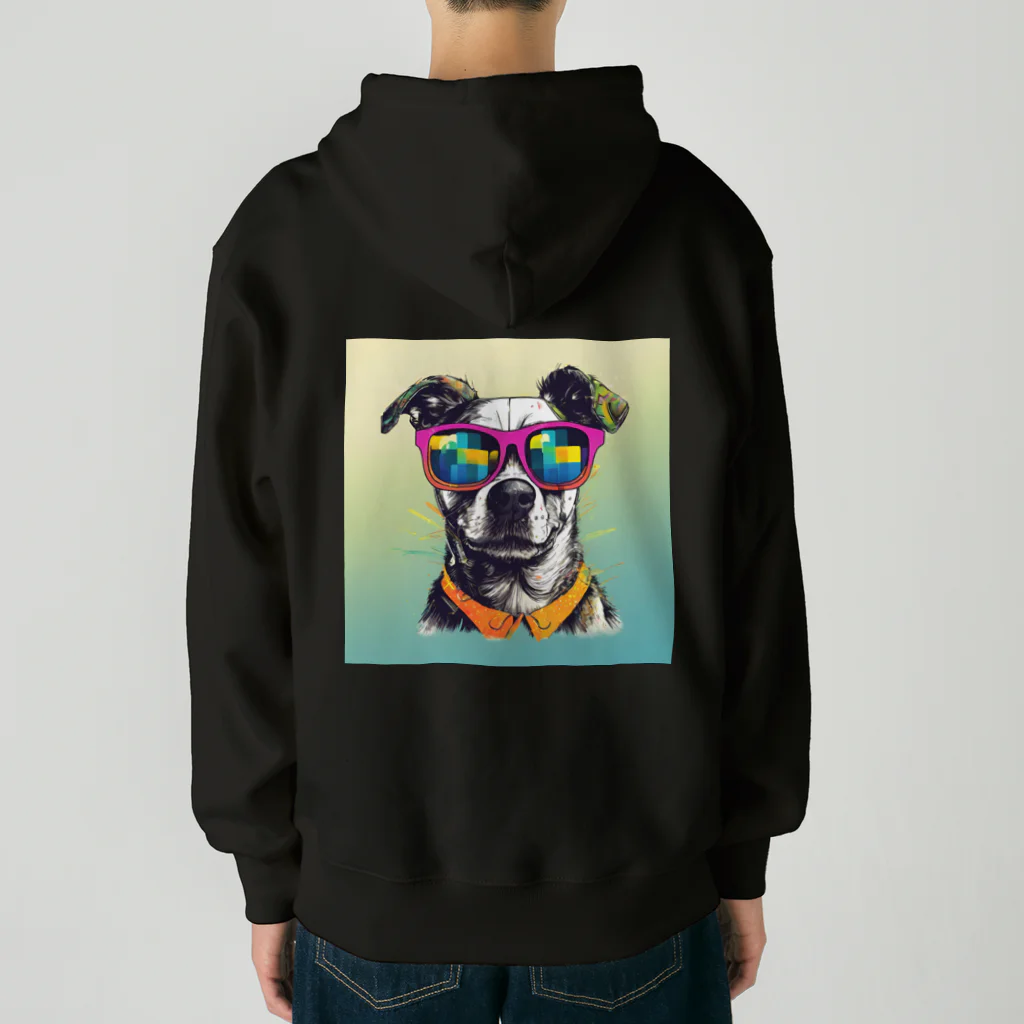 TILUのFunky dog Heavyweight Zip Hoodie