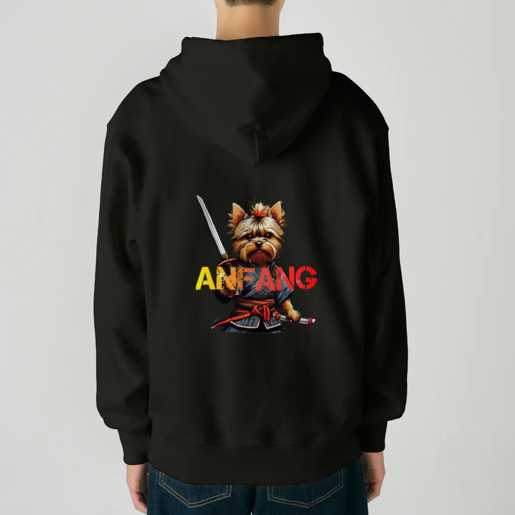 ANFANG のANFANG SAMURAI YORKIE ヘビーウェイトジップパーカー